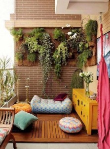 small balcony garden idea